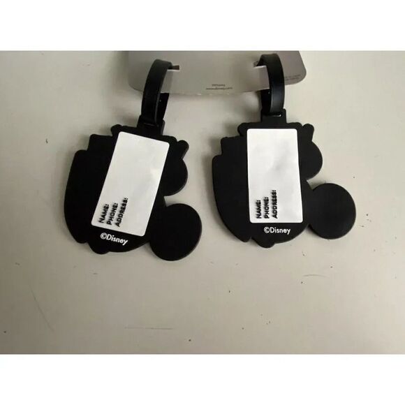 2 Pack DISNEY 100 Years Of Wonder Mickey Mouse Club LUGGAGE ID BAG TAGS NEW - Picture 5 of 10